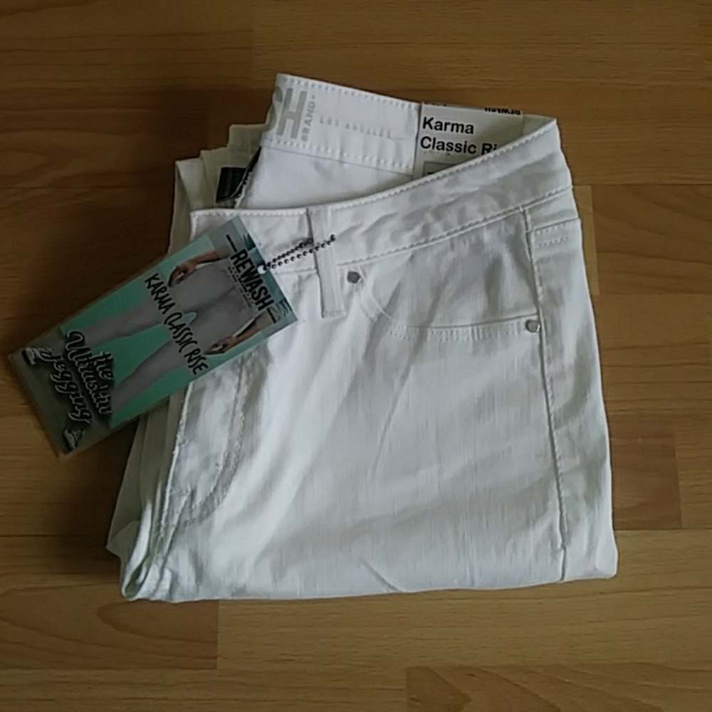 White jegging ankle size 7
